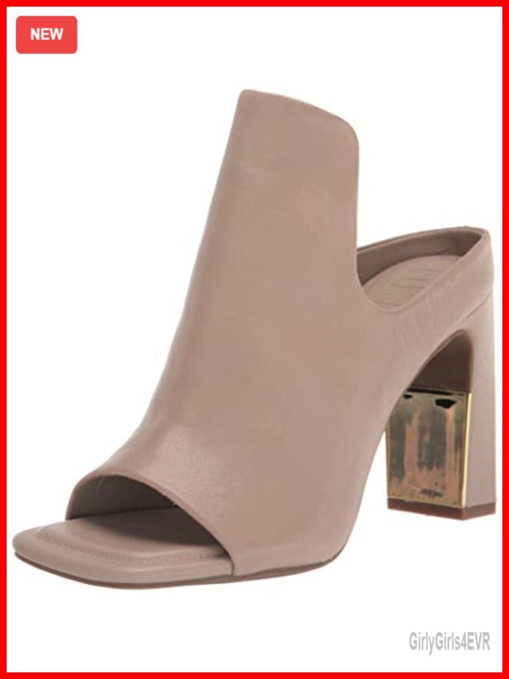 DKNY Ritzy Peep Toe Heeled Bootie Pull-On Ankle Strap Women's